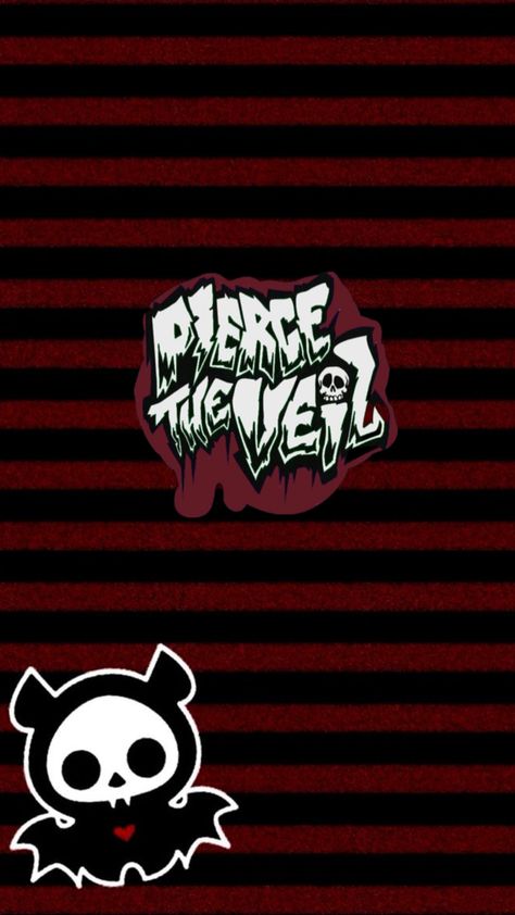 Goth Wallpaper, Gothic Wallpaper, Iphone Wallpaper Hipster, Sea Wallpaper, Emo Wallpaper, Emo Bands, Pierce The Veil, The Veil, Band Posters