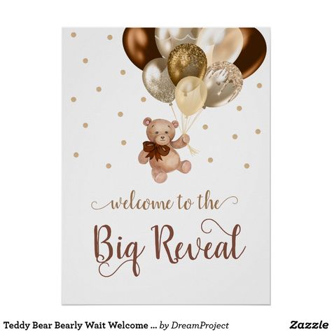 We Can Bearly Wait Gender Reveal Invitations, Bear Gender Reveal Decorations, Bear Themed Gender Reveal, Bearly Wait Gender Reveal, Teddy Bear Gender Reveal Ideas, Bear Theme Gender Reveal, Gender Reveal Teddy Bear Theme, Gender Reveal Bear Theme, We Can Bearly Wait Gender Reveal