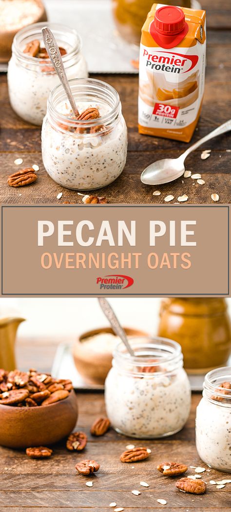 Protein Drink Recipes, Oats Overnight, Greek Yogurt Flavors, Protein Overnight Oats, Oat Recipes Healthy, Overnight Oats Recipe Healthy, Protein Coffee, Premier Protein, Overnight Oats Healthy