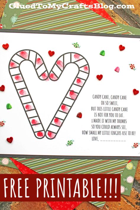 Candy Cane Fingerprint Poem, Parent Christmas Cards From Kids, Candy Cane Crafts For Preschoolers, Candy Cane Projects For Kids, Candy Cane Worksheets Free Printable, Candy Cane Math Activities, Candy Cane Theme Preschool, Candy Cane Crafts Christmas, Candy Cane Activities For Kids