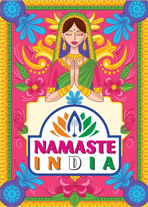 Namaste India Whole Wheat Flour Namaste India, Box Print, Bag Ideas, Whole Wheat Flour, Whole Wheat, Wheat Flour, Indian Style, Rock Art, Namaste