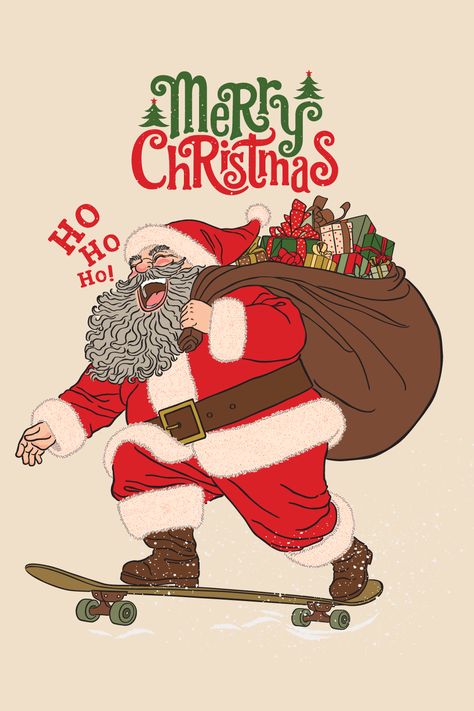 Merry Christmas, Santa Claus, Christmas Day Santa Claus Art, Merry Christmas Santa Claus, Santa Claus Images, Merry Christmas Santa, Santa Claus Christmas, Christmas Santa Claus, Christmas Vibes, Christmas Illustration, Christmas Day