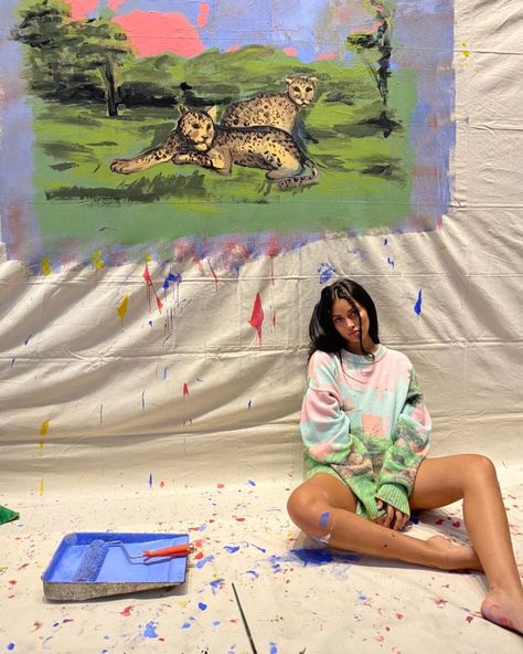 Cindy Kimberly (@wolfiecindy) posted on Instagram: “🎨” • Sep 9, 2020 at 11:45pm UTC Arte Peculiar, Cindy Kimberly, Have Inspiration, Easy Canvas Painting, Artist Aesthetic, Beginner Painting, Looks Vintage, Student Art, Acrylic Painting Canvas