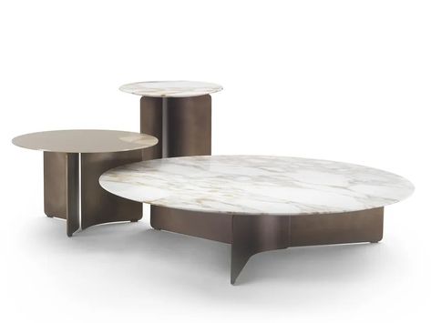 Round coffee table WAVE | Coffee table by Marelli Dresser Aesthetic, Center Coffee Table, Designer Coffee Table, Aesthetic Table, Round Metal Coffee Table, Marble Round Coffee Table, 2 Coffee Tables, Designer Coffee, Coffee Table Modern