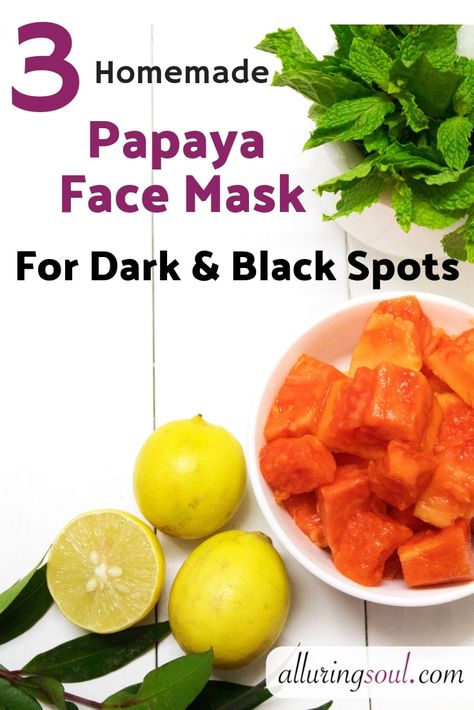 papaya face pack for dark and black spots Diy Papaya Face Mask, Papaya For Face, Papaya Face Mask Homemade, Papaya Face Pack, Papaya Growing, Frankincense Anti Aging, Papaya Face Mask, Dark Spots Under Eyes, Scrub Diy