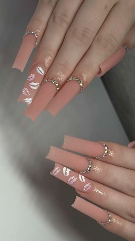 NAILSXXMAR’s Instagram post: “💋 #nails #nailart #vdaynails #medfordnails #valentinesn… in 2022 | Acrylic nails coffin pink, Classy acrylic nails, Long acrylic nails coffin Xxxl Nails, Pink Long Nails, Nails Long Acrylic, Diy Acrylic Nails, Drip Nails, Girly Acrylic Nails, Classy Acrylic Nails, Long Acrylic Nails Coffin, Acrylic Nails Coffin Pink