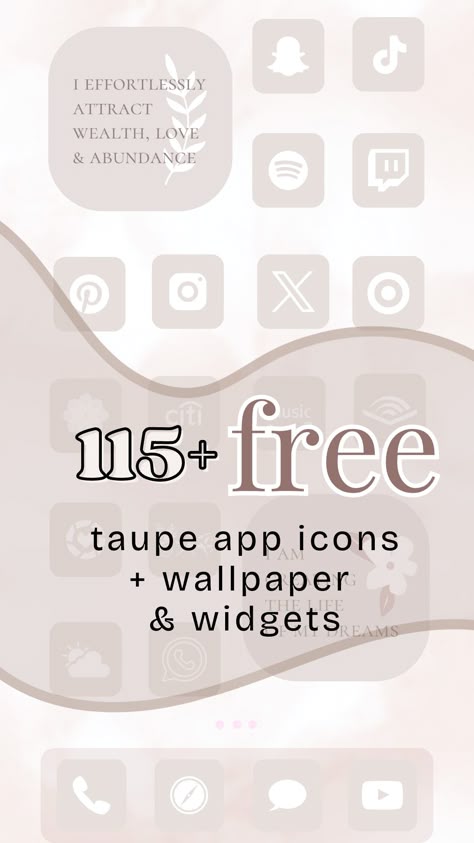 free soft neutral taupe app icons for iphone, android and ipad. Ipad Neutral Aesthetic Wallpaper, Ipad Wallpaper Aesthetic Apps, Neutral Macbook Wallpaper Minimalist, Theme Pack Icon, Neutral Ipad Aesthetic, Ipad Aesthetic Neutral, Ipad Icons Aesthetic Free, Clean Girl Aesthetic Homescreen, Free Iphone Theme Apps