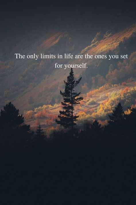 "The only limits in life are the ones you set for yourself." Challenge the boundaries you've placed on yourself. Your potential is limitless when you remove self-imposed barriers. Embrace the mindset that you can achieve anything you set your mind to and watch how your world expands.	#NoLimits #SelfBelief #UnlimitedPotential #BreakBarriers #GrowthMindset Break Your Limits And Outgrow Yourself, Limit Quotes, Good Morning Friends Quotes, Morning Friends, Good Morning Friends, Inspiration Quotes, Friends Quotes, Say You, Growth Mindset