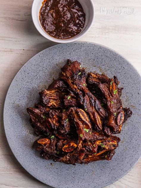 Sweet Grilled Short Ribs - Much Butter Ribs Marinade, Rib Marinade, Beef Ribs Recipe, Beef Short Rib Recipes, Short Ribs Recipe, Kaffir Lime Leaves, Ribs On Grill, Ribs Recipe, Chicken Satay