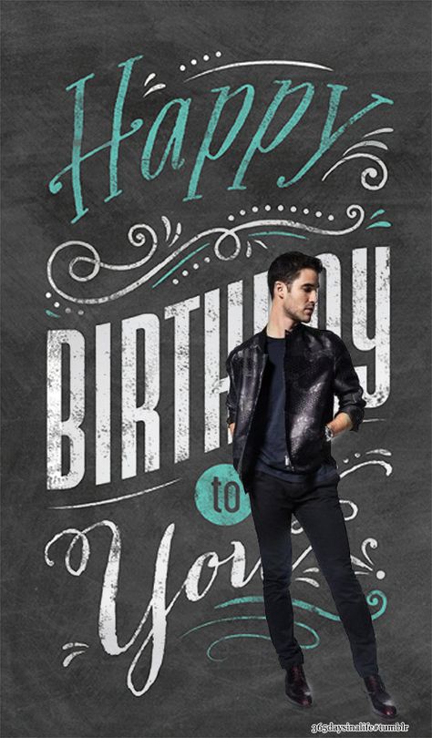 Happy Birthday beautiful Happy Birthday Beautiful, Darren Criss, Glee, Fangirl, Musician, Leather Pants, Happy Birthday, Birthday, Leather Trousers