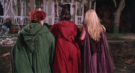 Hocus Pocus Gif, Hermanas Sanderson, Hocus Pocus 1993, Hocus Pocus Movie, Sarah Sanderson, Winifred Sanderson, Best Halloween Movies, Halloween Hocus Pocus, Halloween Gif