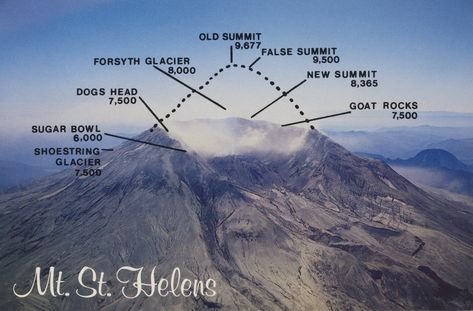 Mt Saint Helens, Mount Saint Helens, Mount St Helens, Saint Helens, Geography Map, Human Geography, Western Washington, St Helens, Cannon Beach