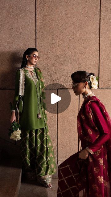 Hussain Rehar on Instagram: "LUXURY PRET EID EDIT 

A ravishing burgundy maroon ensemble including a beautiful short raw silk shirt with embellishment detailing on neckline. The neckline is also adorned with gold sequins and naqshi with green , gold and pink buggle beads. It is paired with heavily embroidered and embellished shalwar. It comes with printed organza dupatta with block printed finishing on all four sides.

Launching Soon! 

#hussainrehar #hussainreharofficial #luxurypret #eidedit #launchingsoon" Hussain Rehar, Printed Organza, Luxury Pret, Embellishment Details, Instagram Luxury, Gold And Pink, Beautiful Shorts, Organza Dupatta, Launching Soon