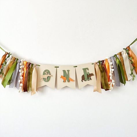 Woodland First Birthday Boy, Woodland 1st Birthday Boy, First Birthday Woodland, Woodland Party Decor, Woodland Banner, Woodland 1st Birthday, Woodland First Birthday, Woodland Party Decorations, Woodland Animals Party