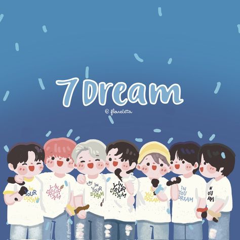 Nct Dream Fanart, Nct Dream Wallpaper, Yo Dream, Dream Wallpaper, Nct Wallpaper, Dream Painting, Wallpaper Pastel, Dream Boy, Ji Sung