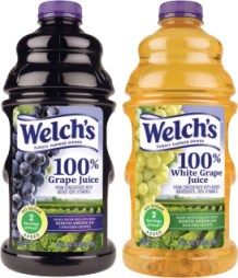 Grape juice is obtained from crushing and blending grapes into a liquid. In North America, the most common grape juice is purple and made from Concord grapes, while white grape juice is commonly made from Niagara grapes. White Grape Juice, Welch Grape Juice, Grape Crush, Grape Juice, Orange Juice, Vitamin C, Juice, Vitamins, Grapes