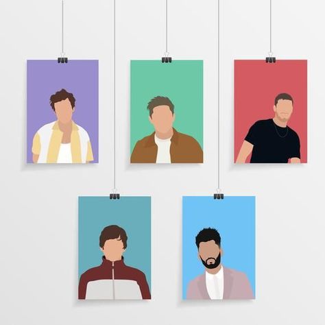 One Direction Prints, Harry Styles Printable, One Direction Room, One Direction Drawings, One Direction Lockscreen, One Direction Art, One Direction Wallpaper, One Direction Photos, Minimal Wall