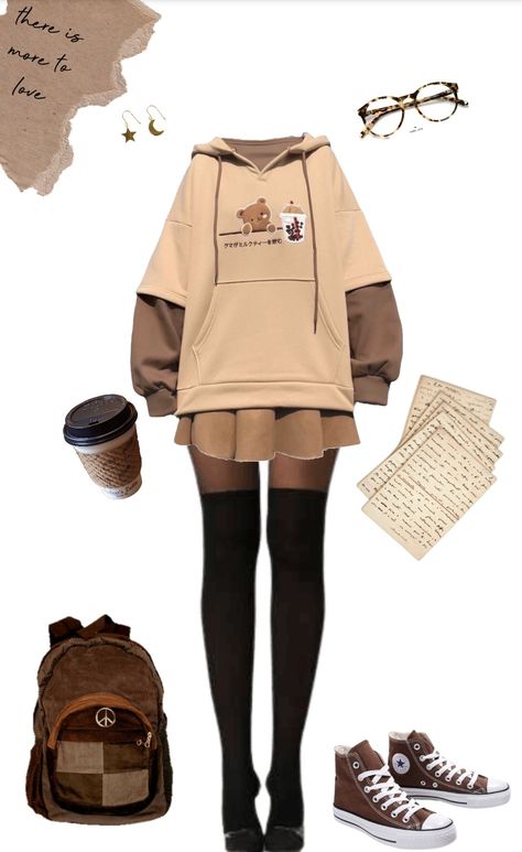 Outfit Female Drawing, Cozy Anime, General Outfit, Outfit Female, Anime Outfit, Female Drawing, Comfy Outfit, Autumn Vibes, Themed Outfits