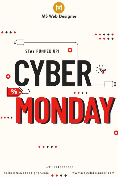 Making it big, are you? Cheers to the joy of shopping and the craze in marketing!  #cybermonday #cybersale #cyberweek #cybermonday2019 #sales #onlinestore #cybermondaydeal #deals Web Designer, Web Design, Online Store, Marketing, Design