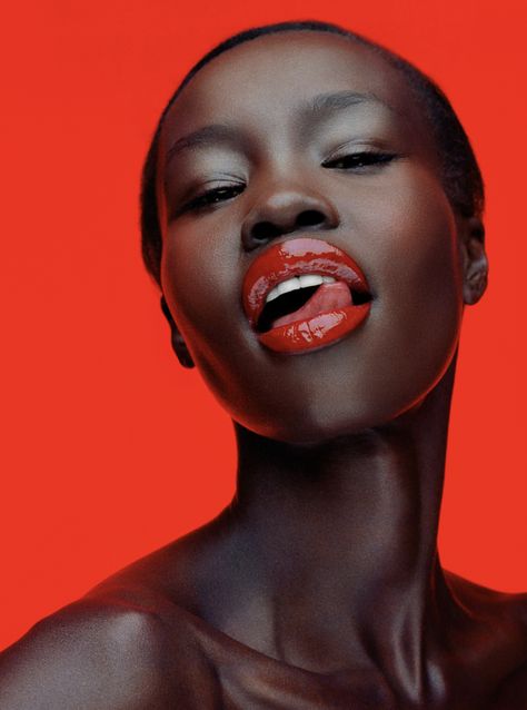 Alek Wek shot by Robert Tardio Alek Wek, The Block, Photographer, Beauty, Color