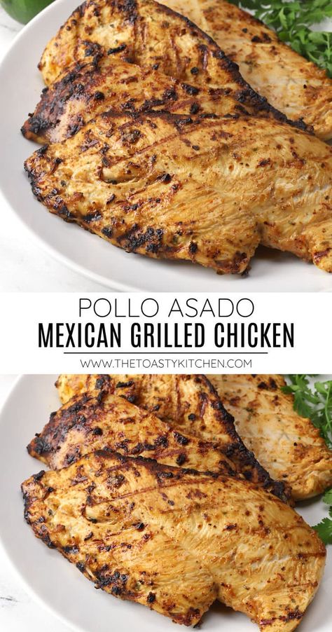 Mexican Restaurant Grilled Chicken, Cafe Rio Grilled Chicken Recipe, Spanish Grilled Chicken, Pollo Asada Recipe, Mexican Pollo Asado Recipe, Grilled Chicken For Tacos, Grilled Chicken Tacos Recipe, Grilled Mexican Chicken, Pollo Asado Recipe