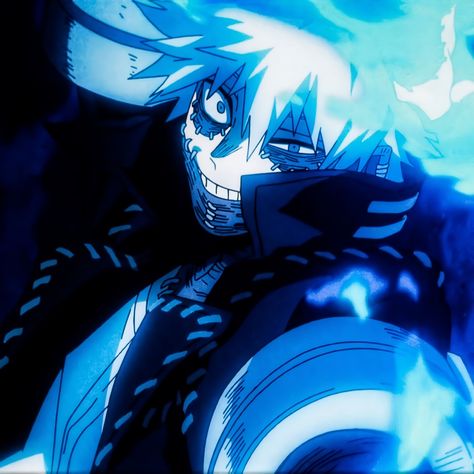 Dabi Pfp Manga, Todoroki Touya, Toya Todoroki, Touya Todoroki, Y2k Profile Picture, Anime Fr, Anime Villians, Blue Anime, Figure Drawing Reference