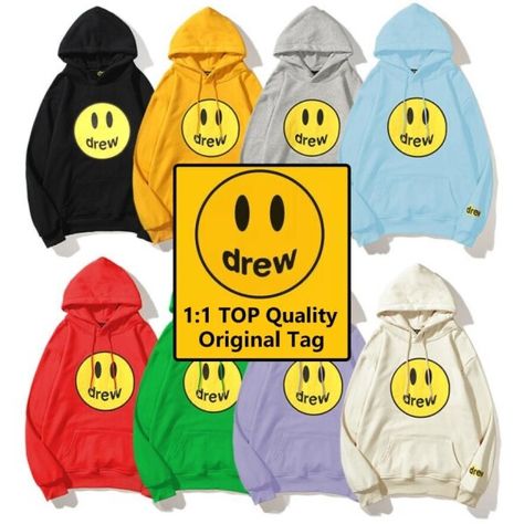 Just found this amazing item on AliExpress. Check it out! $25.99 50％ Off | Unisex Drew House Hoodies Pure Cotton Mens Streetwear Justin Bieber Sweatshirts Smile Coat Over Size Clothing For Women With Hat Drew House Hoodie Outfit, Drew Clothes, Women With Hat, Drew Sweatshirt, Drew House Hoodie, Drew House Sweatshirt, Justin Bieber Phone Cases, Justin Bieber Sweatshirt, Justin Bieber Drew Hoodie