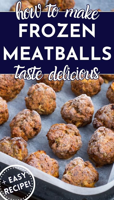 Think frozen meatballs can't taste delicious? Think again! Our quick hacks will show you how to add zest, depth, and homemade goodness to any bag of frozen meatballs. Perfect for those nights when you need a tasty meal without the hassle. From savory sauces to seasoning secrets, get ready to elevate your meatball game to mouthwatering heights! Cajun Meatballs, Best Frozen Meatballs, Frozen Italian Meatballs, Oven Meatballs, Frozen Meatball Recipes, Indian Beef Recipes, Meatball Sauce, Best Crockpot Recipes, Pork Meatballs