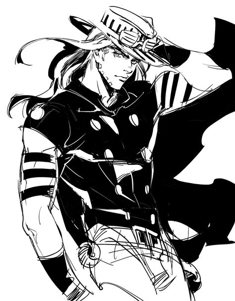 Gyro Fanart, Gyro Zeppeli Wallpaper, Gyro Zeppeli, Steel Ball Run, Wallpaper Black And White, Jojo's Adventure, Jojo Parts, Ball Run, Adventure Art