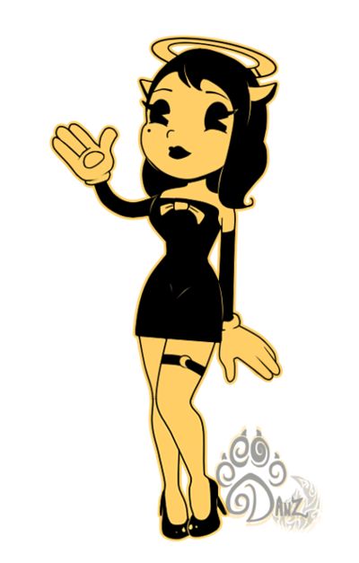 Alice Angel by gisselle50 Alice Angel, Puppy Wallpaper, Rubber Hose, Ink Machine, Cartoon Tattoos, Favorite Cartoon Character, Fantasias Halloween, Bendy And The Ink Machine, Cartoon Girl