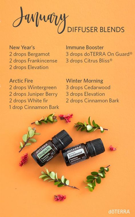 Essential Oil diffuser blends to start off the new year. Chemical Free, non toxic, and healthy. Your home will small fabulous, you'll be motivated, your mood will be improved, and your immune system will be boosted. Eo Blends, Doterra Blends, Doterra Recipes, Doterra Diffuser, Doterra Diffuser Blends, Doterra Oil, Natural Recipes, Doterra Essential Oils Recipes, Essential Oil Diffuser Blends Recipes