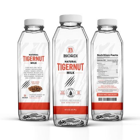 Milk Label Design, Tigernut Drink, Tigernut Milk, Drink Label Design, Milk Label, Label Packaging, Reduce Appetite, Healthy Drinks Recipes, Healthy Alternatives