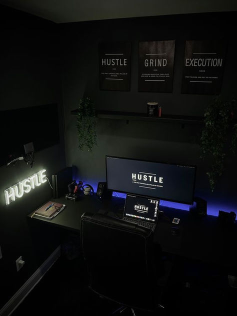 Aesthetic desk setup,#forex #xauusd #gold #trading #trading #forex #stocks #crypto #money #makemoney #poster #daytrading #TradingTips #TradingMindset #TradeSmart #MarketInsights #MarketInsights Trader Aesthetic Wallpaper, Black Gaming Aesthetic, Trading Setup Desks, Trading Aesthetic Wallpaper, Day Trader Setup, Vision Board Ideas For Men, Trader Aesthetic, Animation Setup, Trading Aesthetic