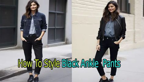 As a fashion lover, you’re probably familiar with the classic ankle pant. But how do you make black ankle pants look fashionable and appropriate for various occasions? To help you out, I’ve put together nine outfit ideas to show you how to wear black ankle pants! From casual looks to dressier ensembles, these style tips will help you create the perfect look no matter the occasion. So keep reading to learn how to make these versatile bottoms work in your wardrobe! Ankle Black Pants Outfit, Black Ankle Pants Outfit Work, Ankle Pants Outfit, Pants Outfit Work, Black Pants Outfit, Black Ankle Pants, Loafers Outfit, Ankle Length Jeans, Black Pants Casual