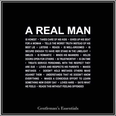 A Mans Word Quote, Ideal Man Qualities, Good Man Qualities, Awesome Man Quotes, Best Qualities In A Man, Providing Man Quotes, Successful Man Quotes, Good Qualities In A Man, Man Quotes Inspirational