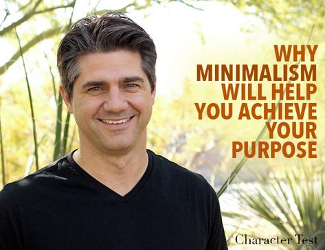 What's the purpose of your life? That's the question minimalist leader Joshua Becker asked himself—and it led to a major decluttering and lifestyle shift. Major Decluttering, Character Test, Cherish Quotes, Joshua Becker, Intuition Quotes, Quotes Minimalist, Becoming Minimalist, Country Music Quotes, Achievement Quotes