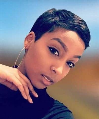 Short pixie haircuts and styles for black women in 2021-2022! Brazilian Straight Human Hair, Short Human Hair Wigs, Short Sassy Hair, Boy Cuts, Sassy Hair, Raquel Welch, Short Natural Hair Styles, Straight Human Hair, Short Wigs