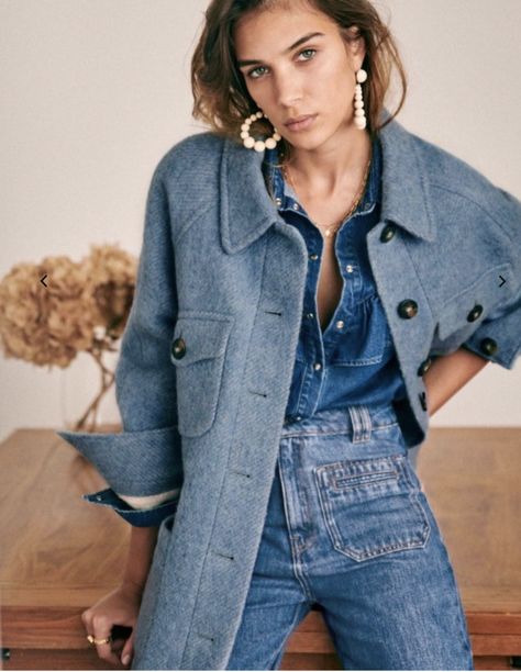 Look Jean, Mode Boho, Round Top, Mode Inspo, New Classic, Mode Vintage, Mode Inspiration, Parisian Style, Look Fashion