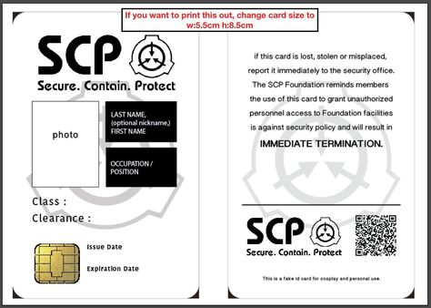 Id Badge Template, Article Template, Birth Plan Template, Sales Resume, Badge Template, Id Card Template, Scp Foundation, Free Flyer Templates, Writing Templates