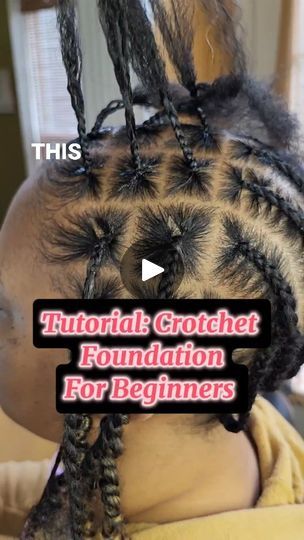 22K views · 987 reactions | 💥TUTORIAL: Crotchet Foundation For Beginners. Save and Try for later. SUBSCRIBE TO SEE EXTENDED TUTORIALS FOR $19.99.   "✨ Elevate your look with the timeless elegance of crochet hairstyles! 💫 Whether you're craving boho-chic braids, voluminous curls, or sleek and sophisticated twists, crochet hairstyles offer endless versatility and stunning results. 🌟 Dive into a world of creativity and self-expression as you explore the intricate textures and eye-catching styles that crochet hair has to offer. From protective styles to statement-making updos, there's a crochet hairstyle for every occasion and personality. 💖 Ready to transform your tresses? Let's hook you up with a crochet hairstyle that's as unique and beautiful as you are! 💁‍♀️✨ #CrochetHairstyles #Prot How To Do Crochet Braids Step By Step, Crotchet Braids Styles Hairstyles, How To Crochet Hair For Beginners, Crotchet Updo, Rubberband Method Crochet Twists, Crochet Hair Ideas, Cris Cross Crochet Hair, How To Install Faux Locs Crochet, Crotchet Braids Crochet Xtrend Hair