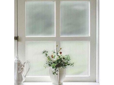 Velimax Reeded Glass Window Film Reeded Glass Window, Tile Countertop, Reeded Glass, Fireclay Tile, Tile Countertops, Antique Tiles, Square Tile, Window Film, Glass Tile