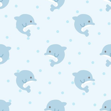 Seamless pattern sea animals | Premium Vector #Freepik #vector Cute Dolphin, Baby Pattern, Cloth Design, Logo Psd, Card Banner, House Vector, Poster Invitation, Presentation Template Free, Cartoon Clip Art