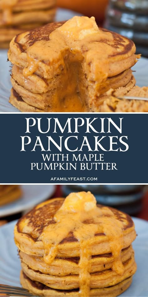 Maple Pumpkin Butter, Homemade Pumpkin Pancakes, Feast Recipes, Maple Pumpkin, Pumpkin Pancakes, Pumpkin Butter, Family Feast, Kid Food, Pumpkin Cake