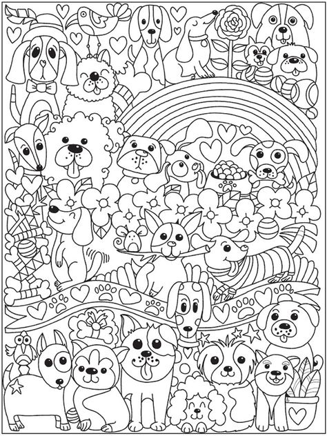 Welcome to Dover Publications Adult Coloring Books Printables, Classroom Art Projects, Dover Publications, Detailed Coloring Pages, Dog Coloring Page, Doodle Coloring, Cool Coloring Pages, Kids Coloring Books, Coloring Book Art