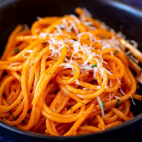 Gochujang Buttered noodles Noodles With Gochujang, Gochujang Buttered Noodles, Korean Chili Paste, Butternut Squash Pasta, Buttered Noodles, Marinated Pork, Chili Paste, Quick Weeknight Meals, Glutinous Rice