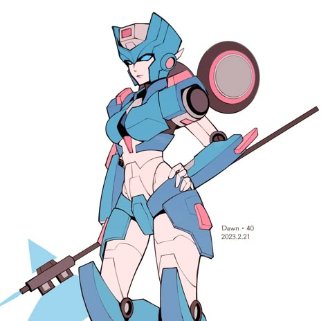 Chromia Transformers Art, Transformers Chromia X Ironhide, Transformers Oc Female Autobot, Chromia Transformers, Transformers Chromia, Transformers Female, Transformers Oc, Robot Painting, Transformers Girl