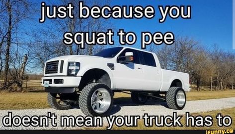 just because you – popular memes on the site iFunny.co #cars #diesel #truck #ifunny #just #because #pic Truck Jokes, Truck Humor, Mechanic Quotes, Ford Humor, Ford Memes, Ford Jokes, Trucking Humor, Jacked Up Chevy, Jacked Up Truck