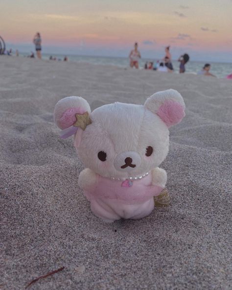 Plushie Pfp, Rilakkuma Plushie, Cute Squishies, Soft Pink Theme, Kawaii Core, Kawaii Plushies, Hello Kitty Pictures, Hello Kitty Items, Cute Stuffed Animals