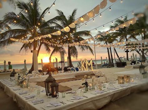 Debut Beach Theme Ideas, Beach Debut Theme, Beach Debut, Hawaii Marriage, Beach Wedding Setup, Beach Setup, Formal Dresses White, Beach Wedding Pics, Debut Theme