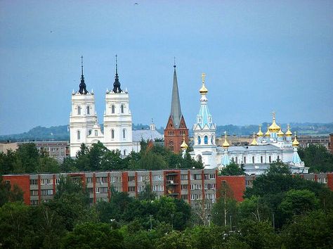 Three churches,  Daugavpils  Latvia Daugavpils Latvia, Latvia Travel, H R, Scandinavian Countries, Baltic Sea, European Travel, Latvia, Travel Bucket List, Travel Bucket